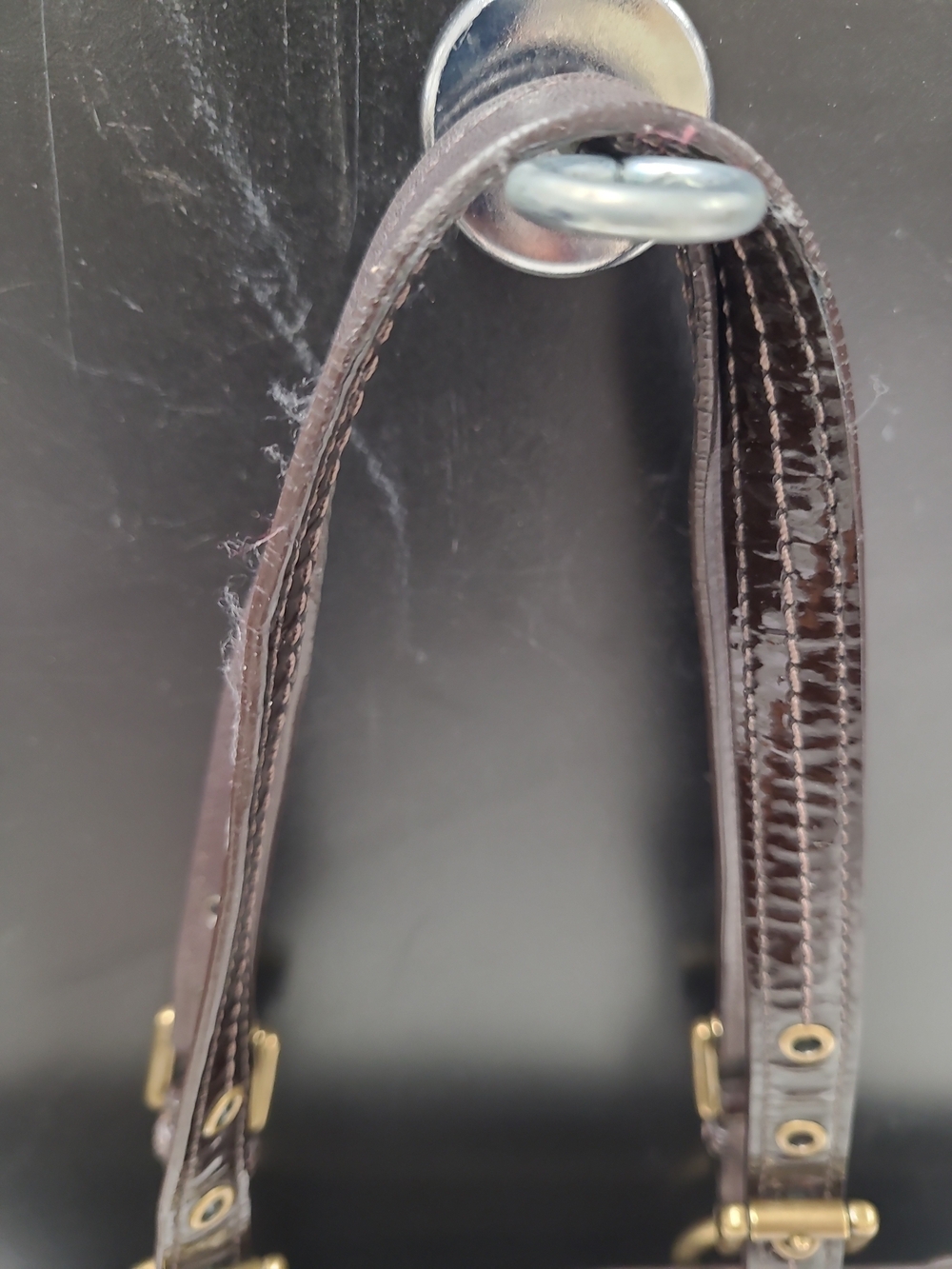 Coach Brown Lurex Jacquard Leather Signature Tote Bag Coach Brown H0867-F12853 - Picture 16 of 16